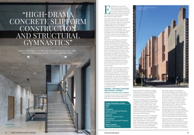 Extract from article on 40th annual award winners